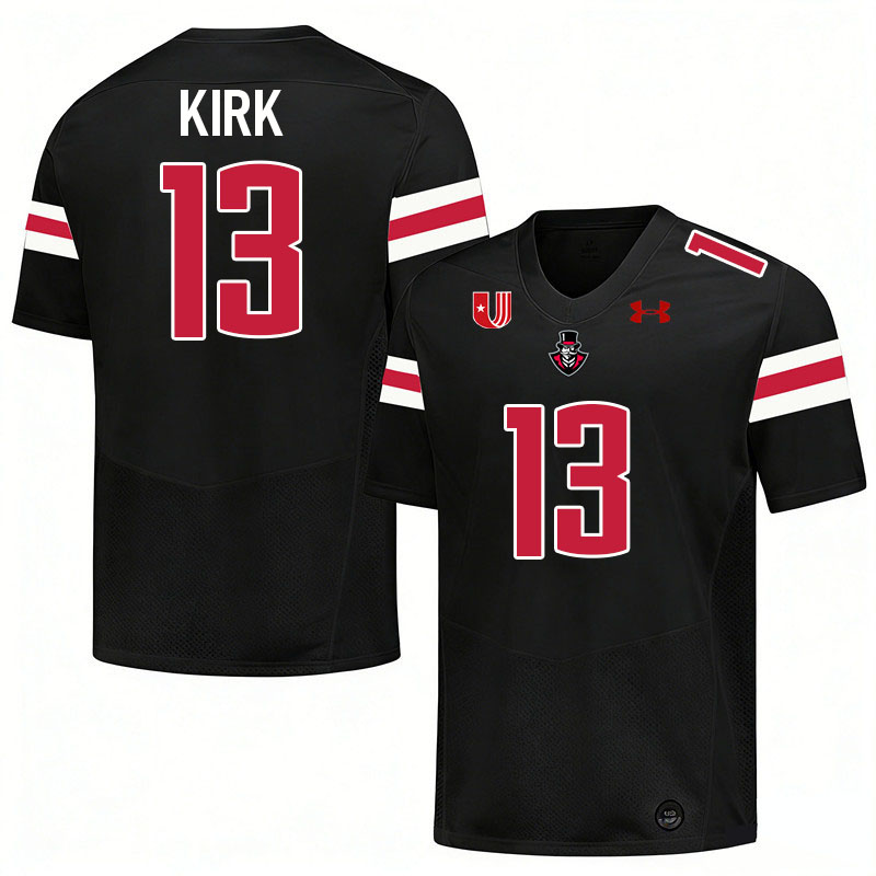 Austin Peay Governors #13 Shemar Kirk College Football Jerseys,Uniforms Stitched-Black